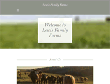 Tablet Screenshot of lewisfamilyfarms.com